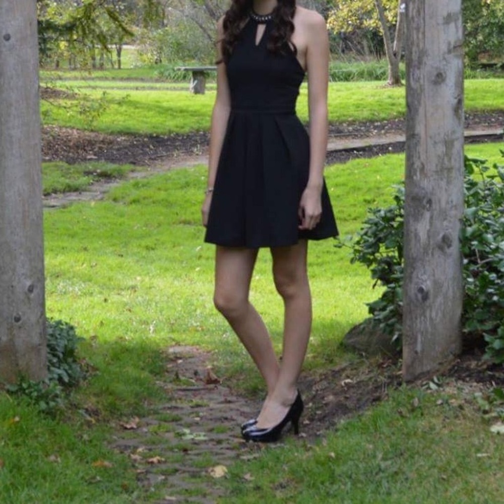 Francesca’s Black Homecoming Dress